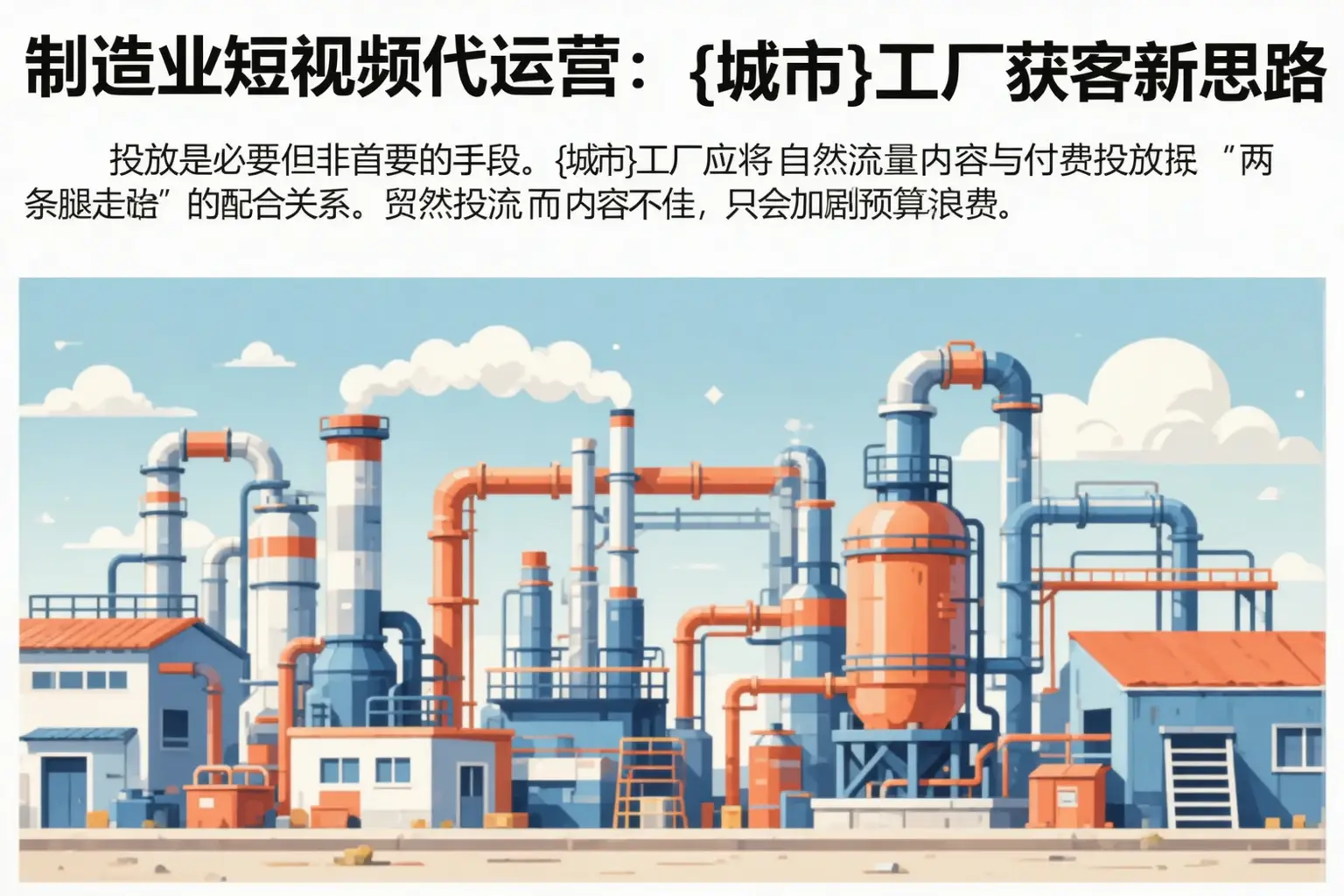 制造业短视频代运营：顺庆工厂获客新思路